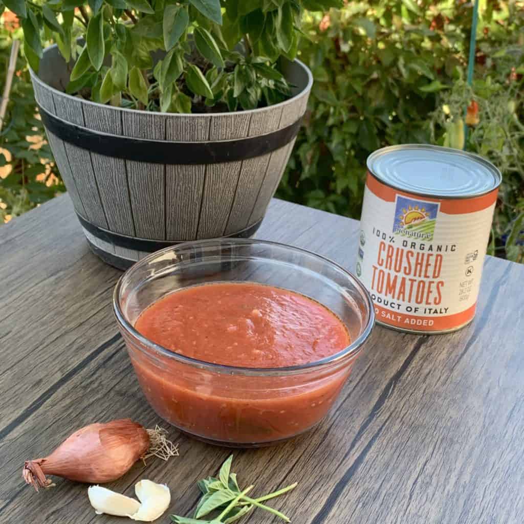 Marinara sauce.