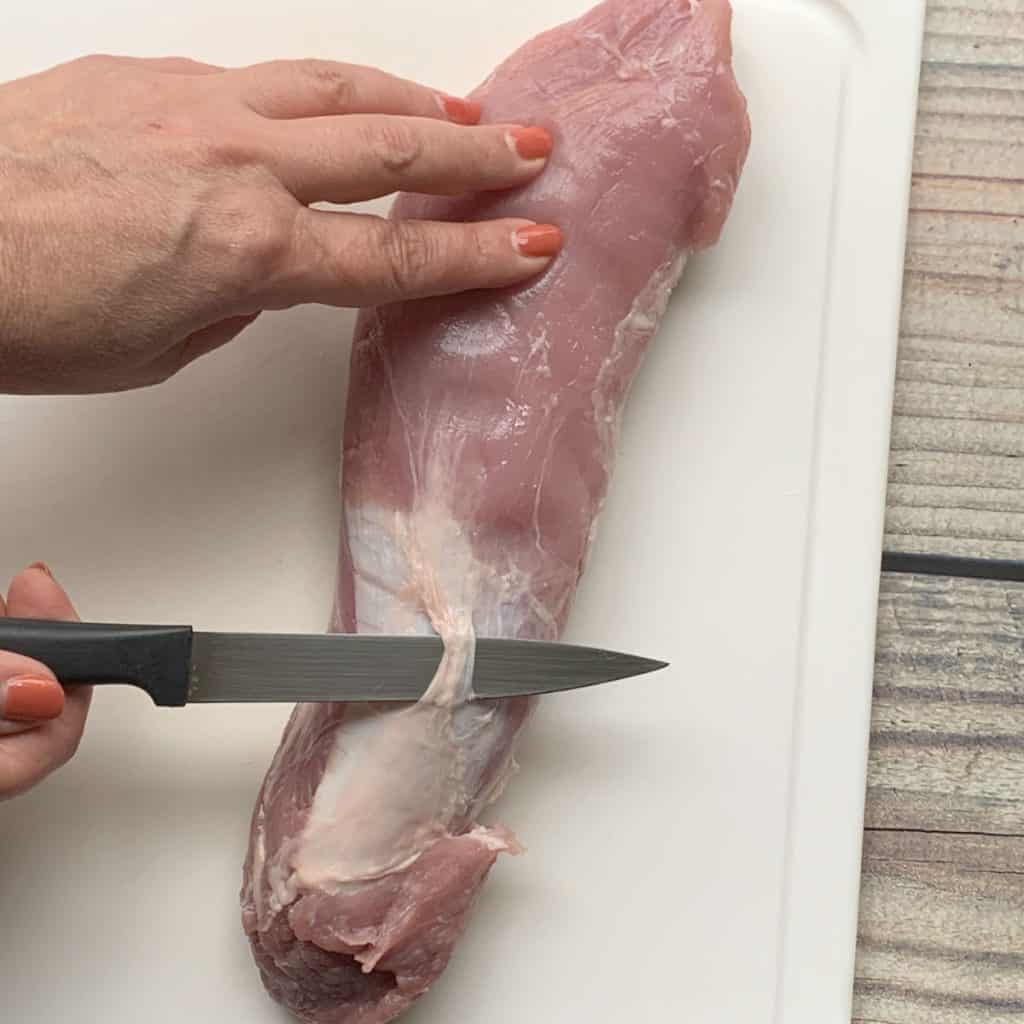 Rosa di Parm Pork Tenderloin Cleaning Process 12s 1