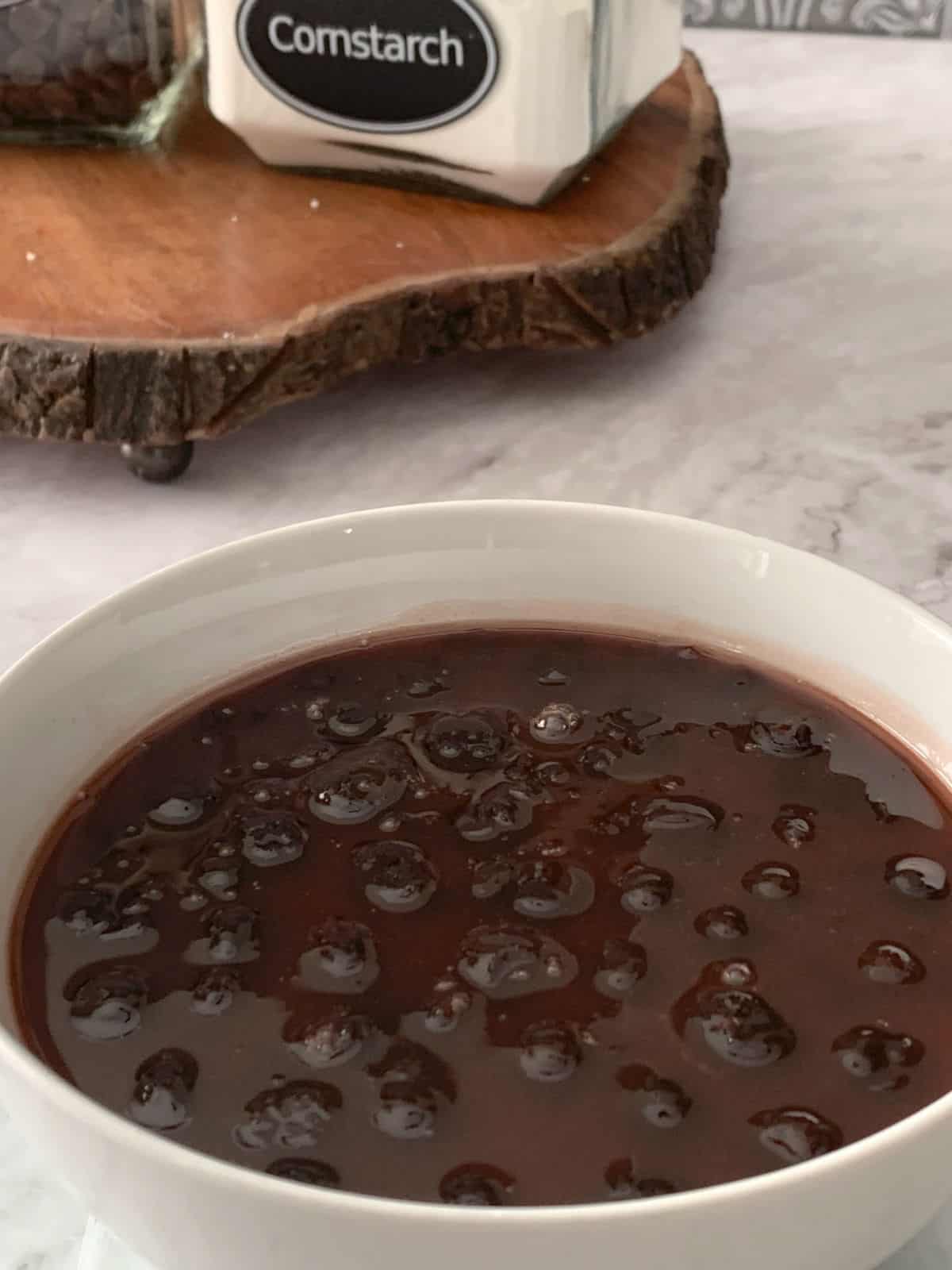 Cherry filling process.