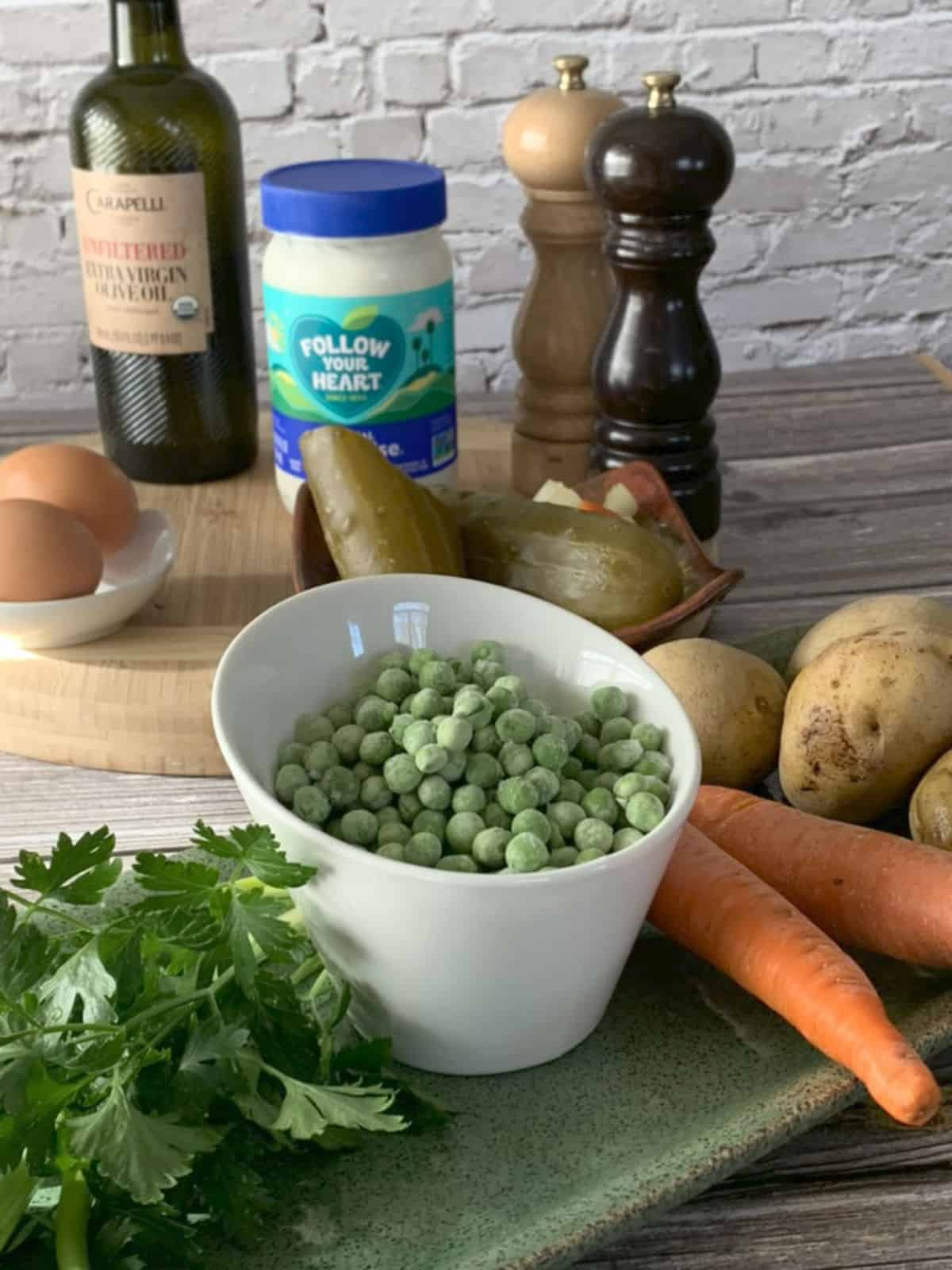 olivier potato salad ingredients.