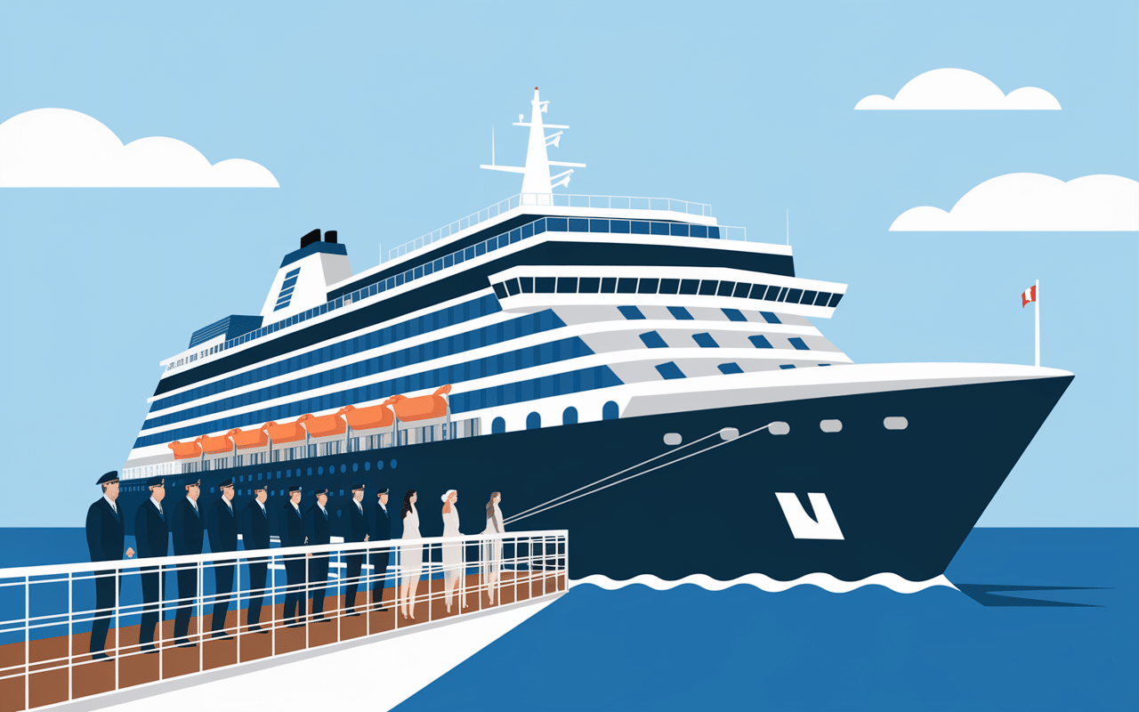 navire cfc croisiere avec equipage et passagers accueil