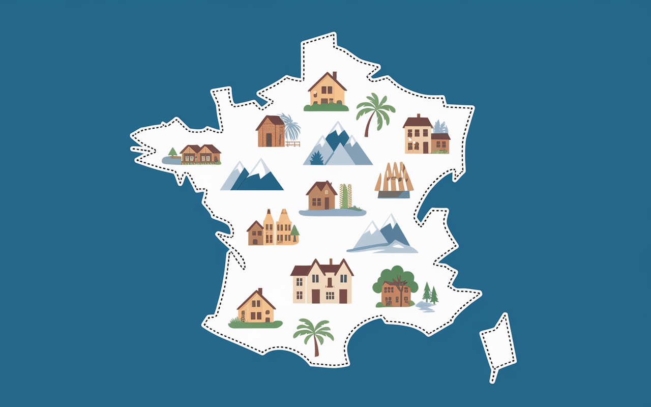 carte France destinations Goelia vacances mer montagne campagne