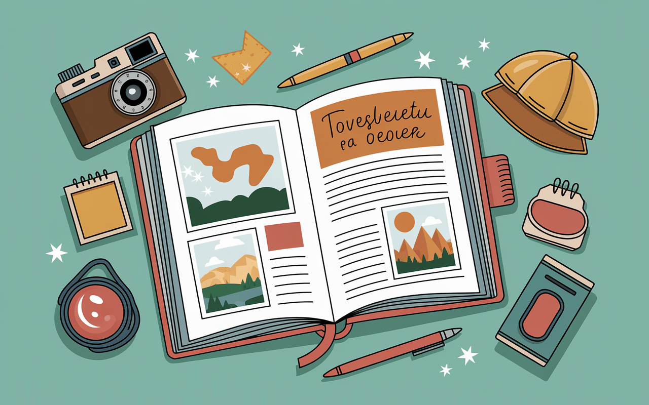 myAtlas carnet de voyage illustration