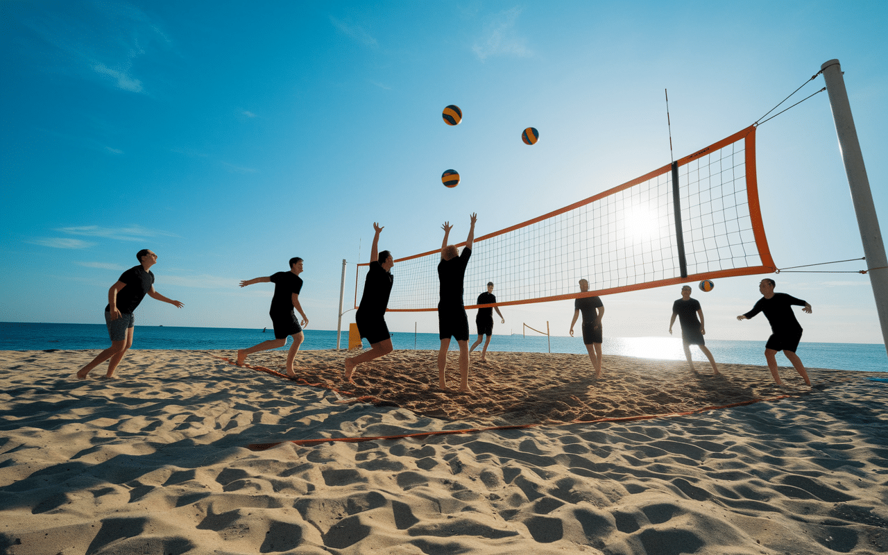 plage rodin saint cyprien plage beach volley rampe acces