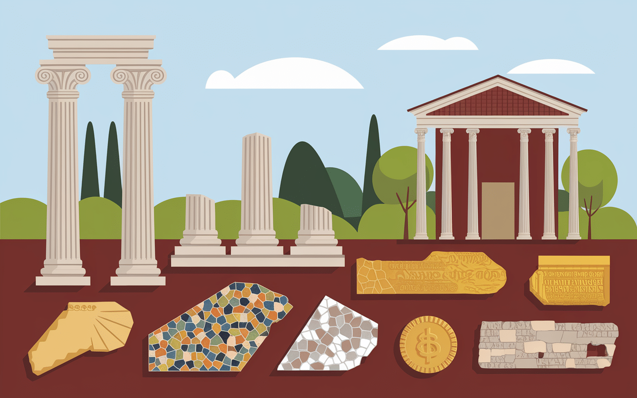 vestiges archeologiques antiques a eauze