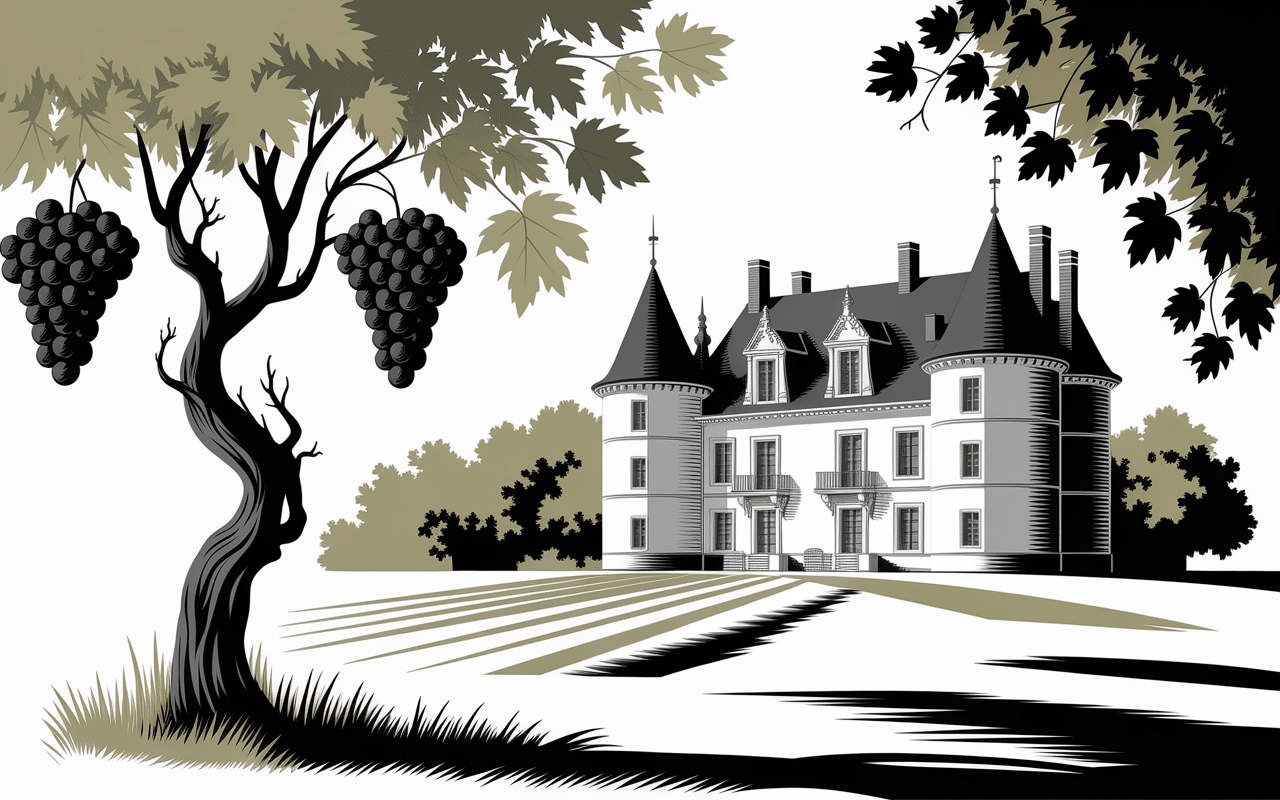 Vieilles vignes carignan de Bordeaux en automne