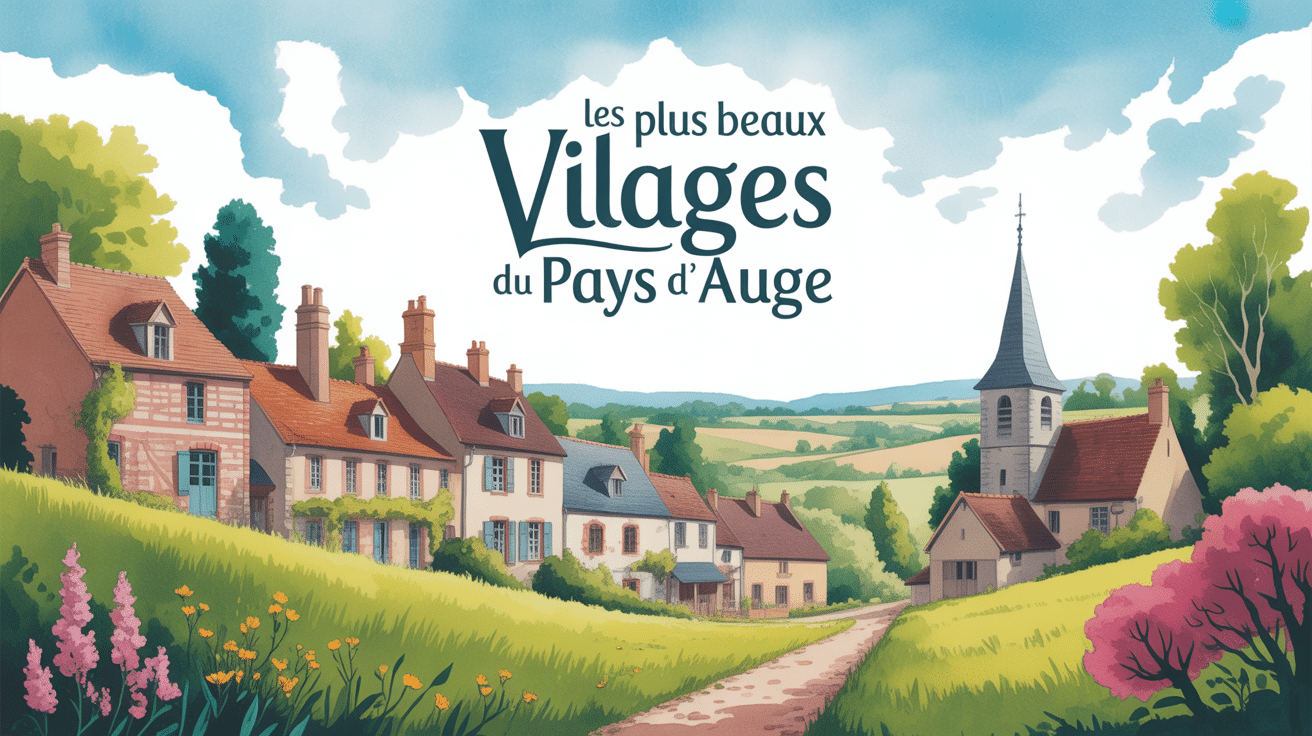 vue panoramique des plus beaux villages du Pays d’Auge