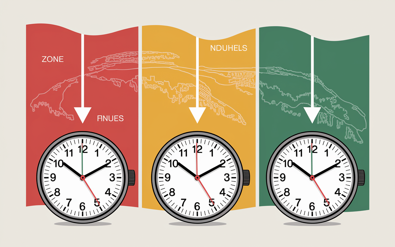 quelle heure est-il en indonésie infographie trois fuseaux