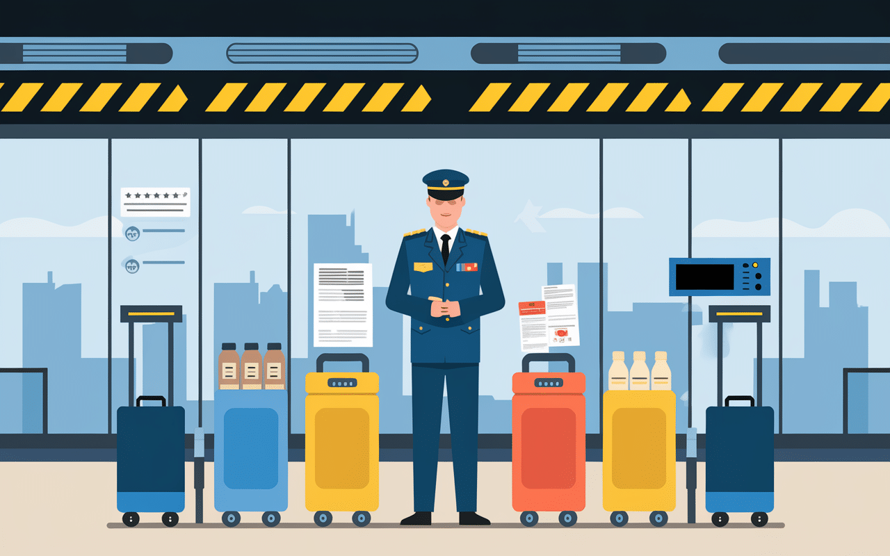 contrôle douane quota alcool espagne bagages