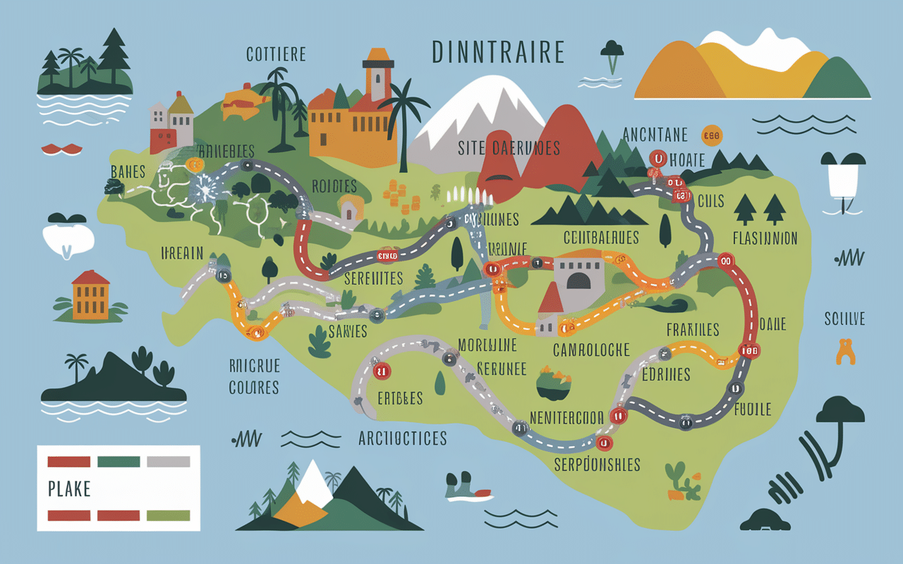 Visiter Chypre 1 semaine itinéraire carte étapes