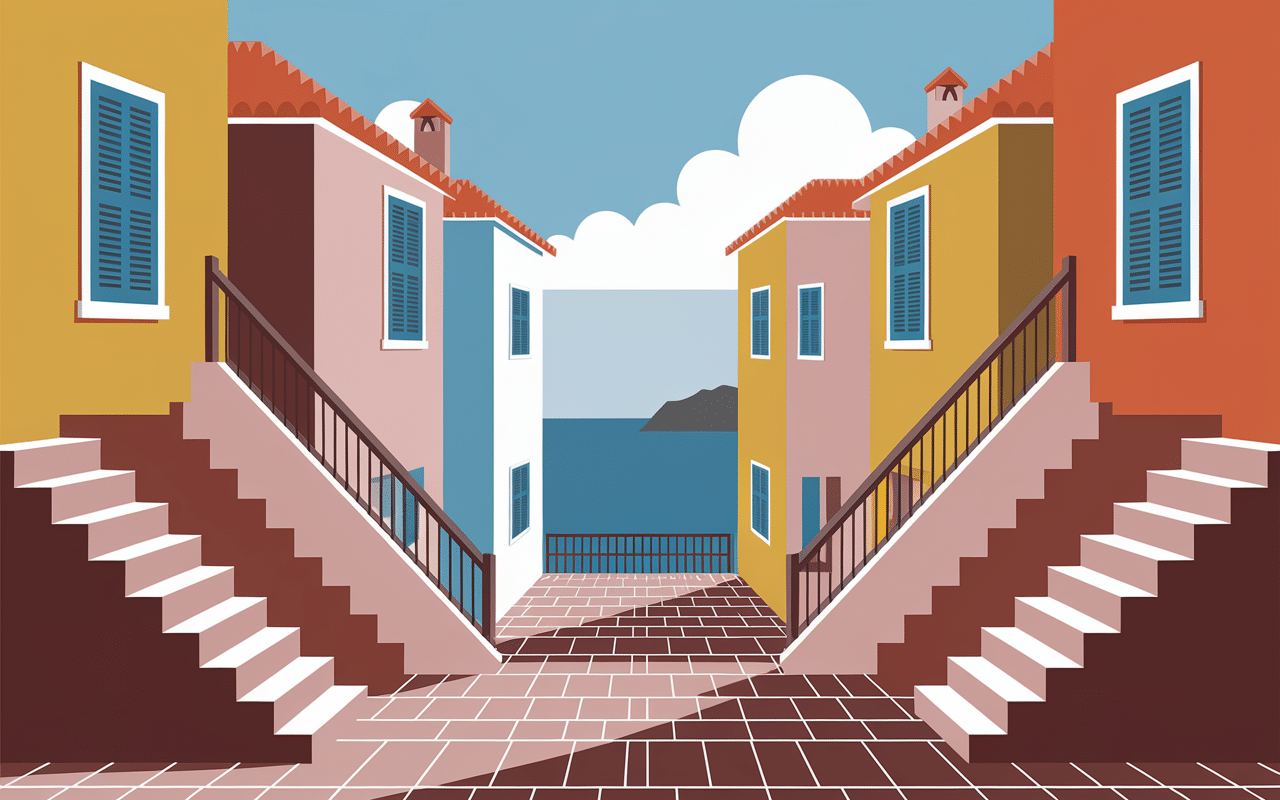 Ruelles médiévales Castelsardo centre historique