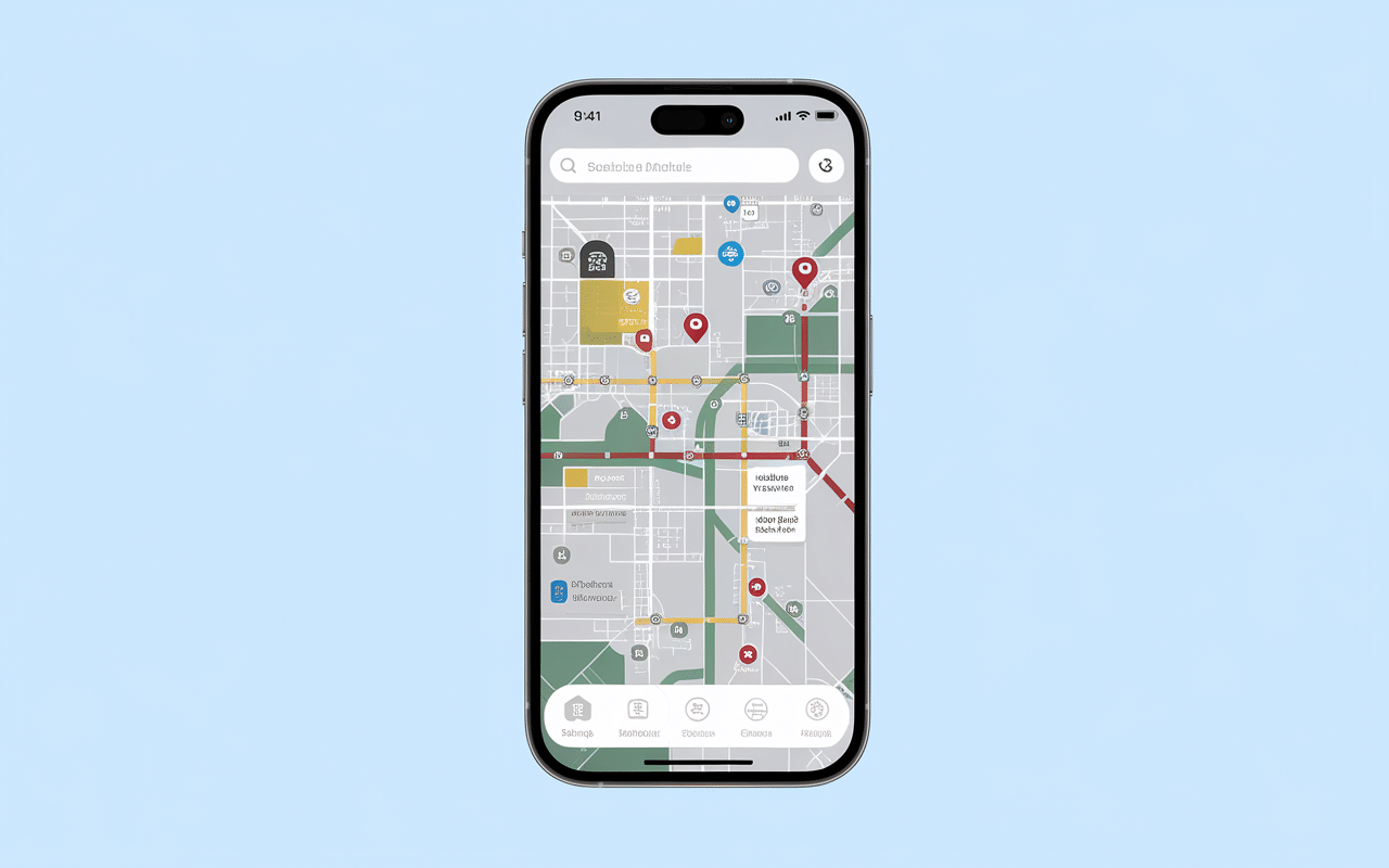 plan metro lyon sur smartphone