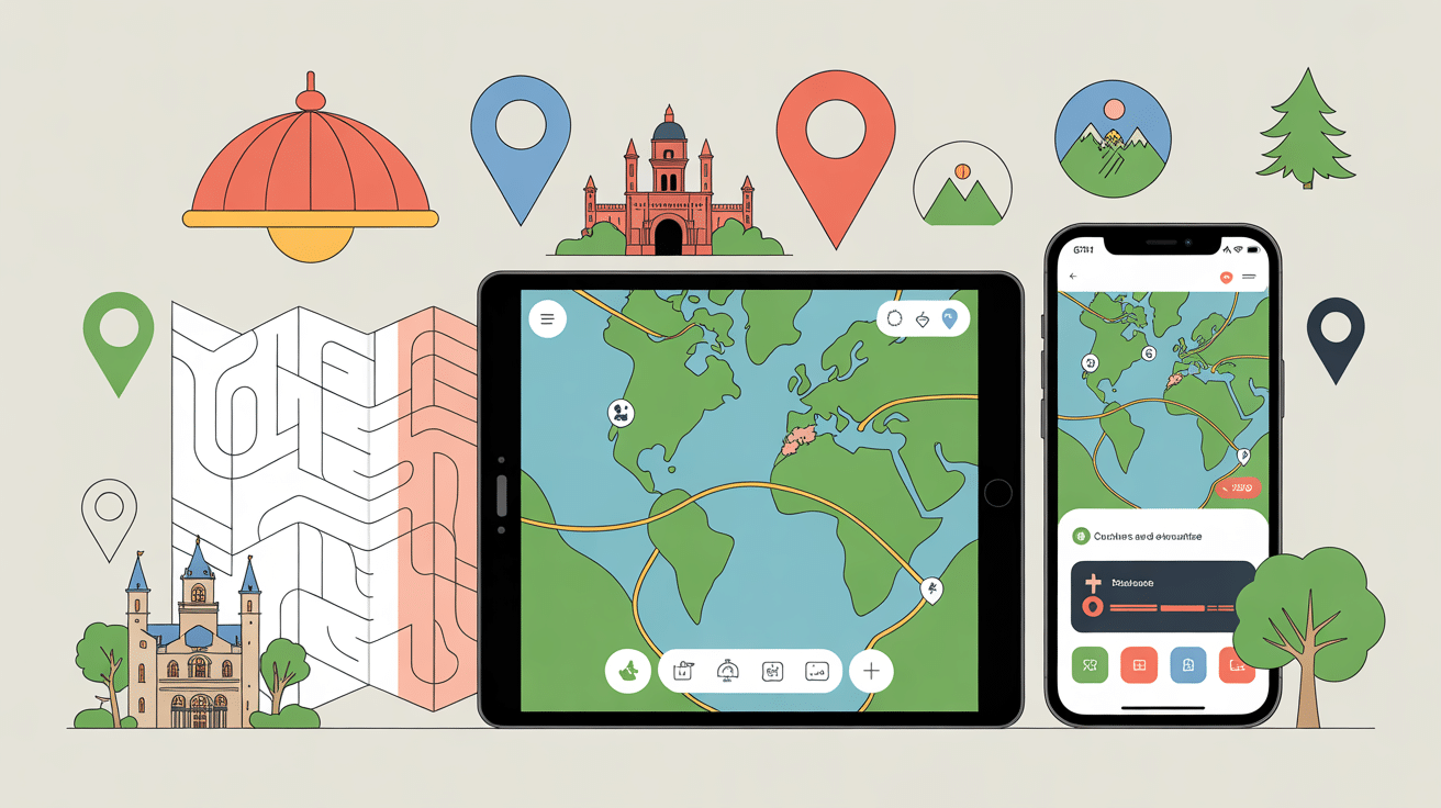 ardeche carte papier interactive smartphone