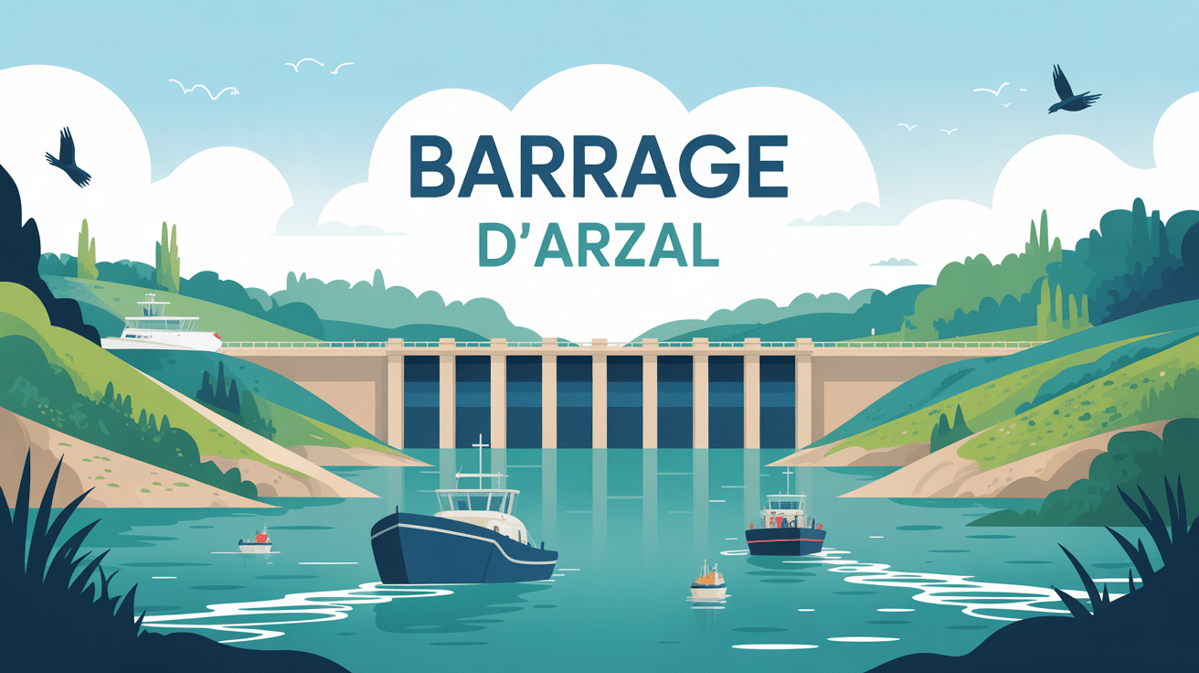 illustration barrage arzal estuaire vilaine