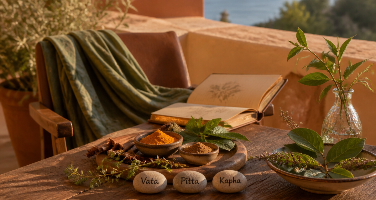 ayurveda doshas épices pierres santé