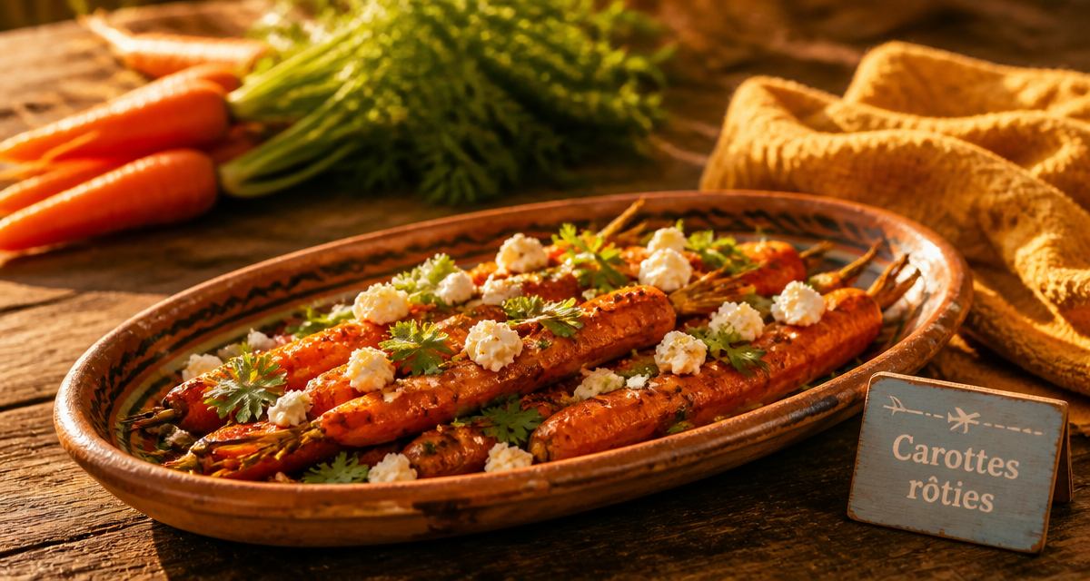 recette carotte rôties au miel et cumin