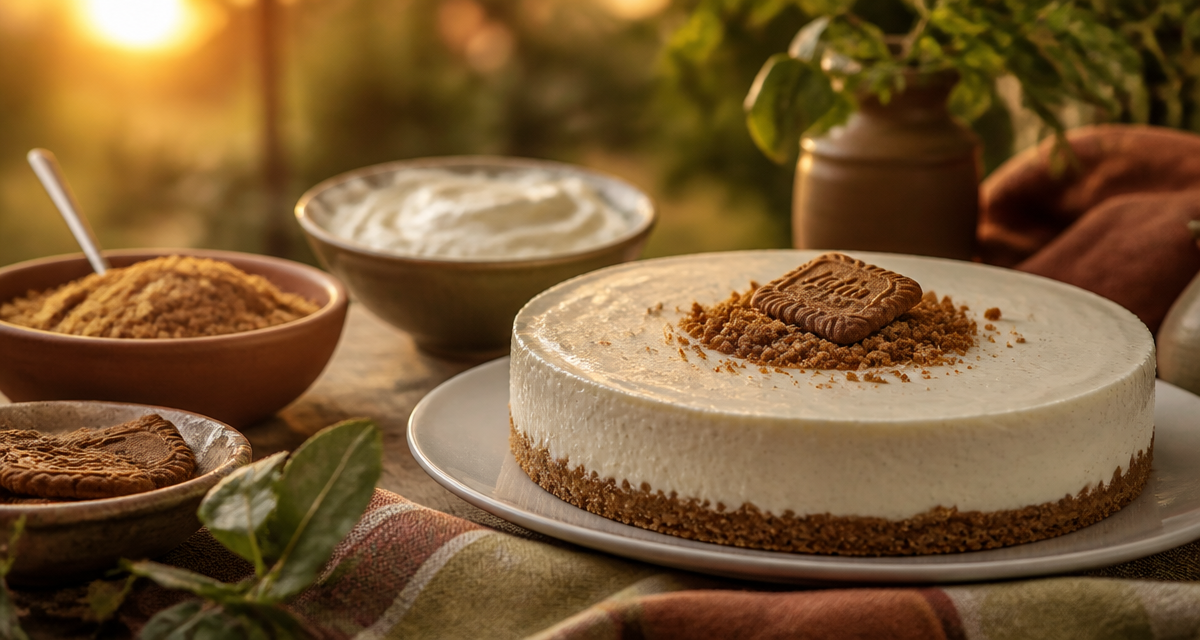 recette cheesecake vanille sans cuisson sur table rustique