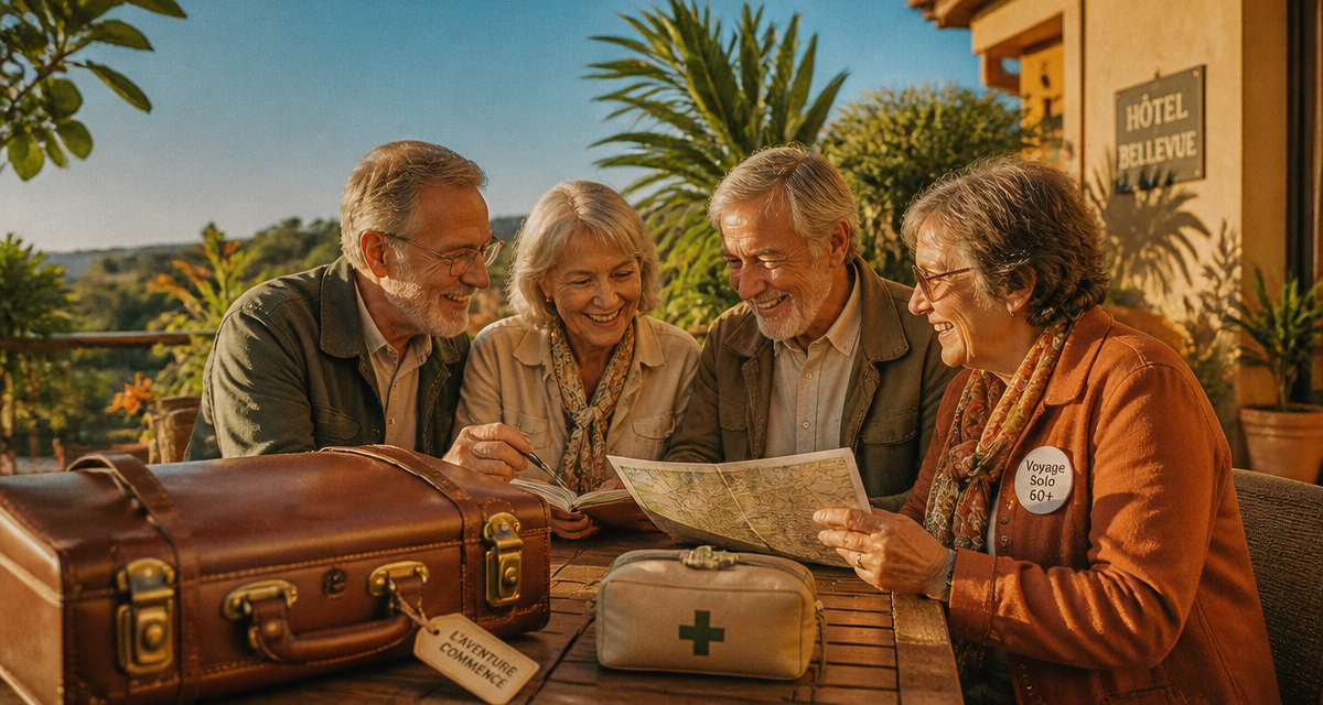 voyages organisés pour personnes seules 60 ans seniors échange terrasse