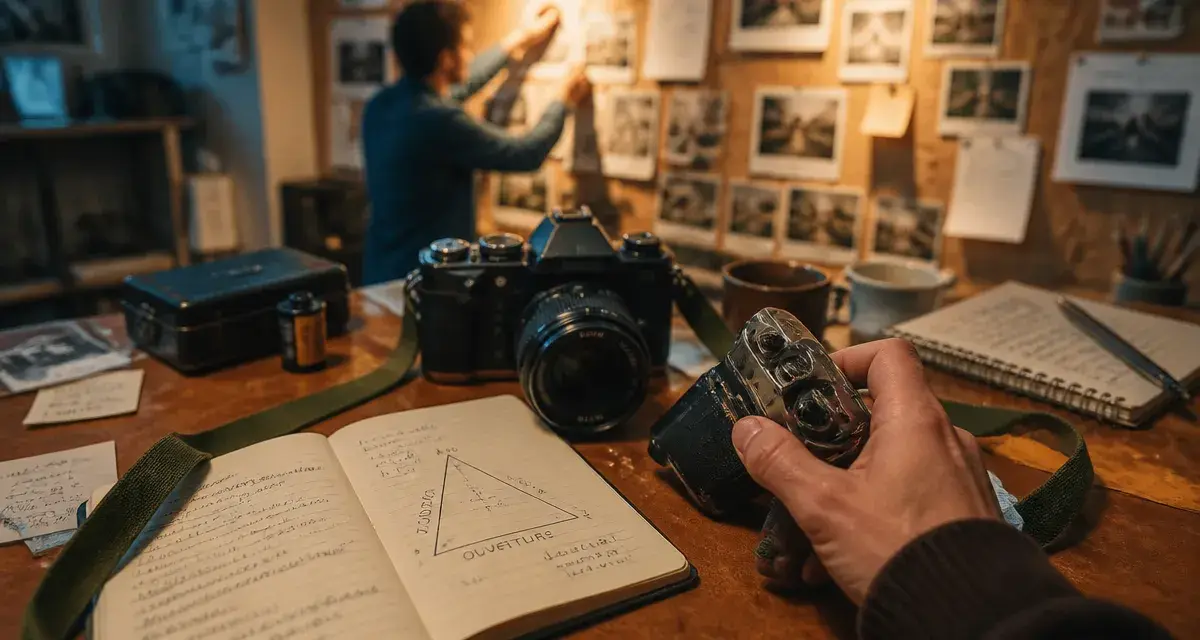Cours photo : appareil et réglages en café atelier
