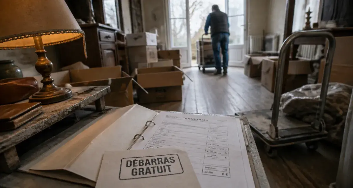 Vider une maison gratuitement : évaluer les meubles pour compenser les frais