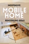 bathroom remodel in a mobile home
