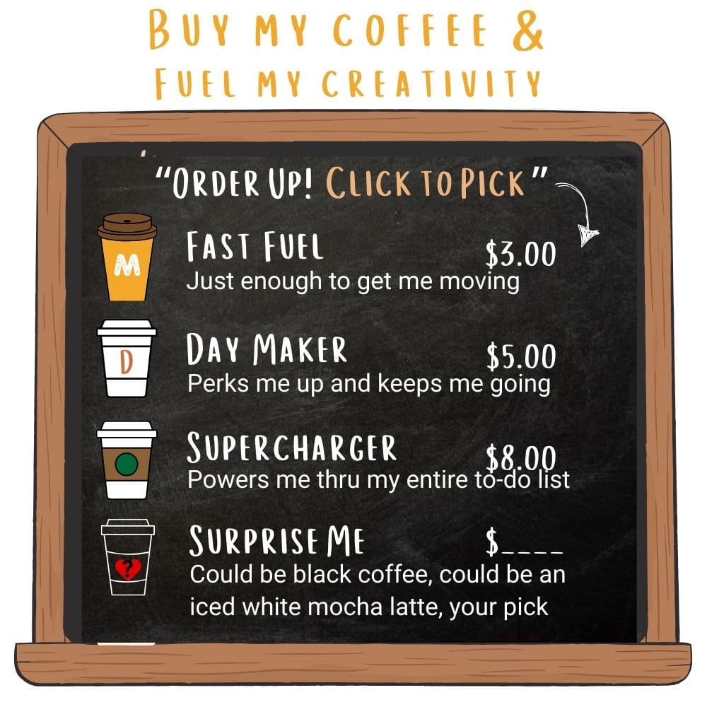 Buy My Coffee & Fuel My Creativity