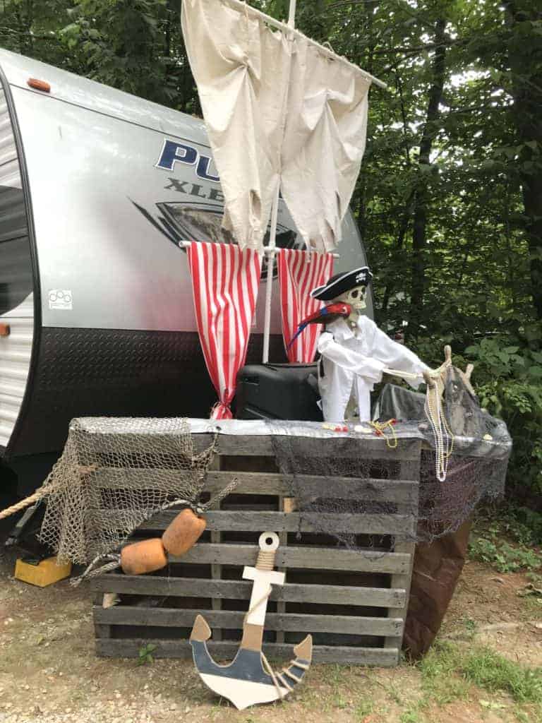 pirate Halloween camping