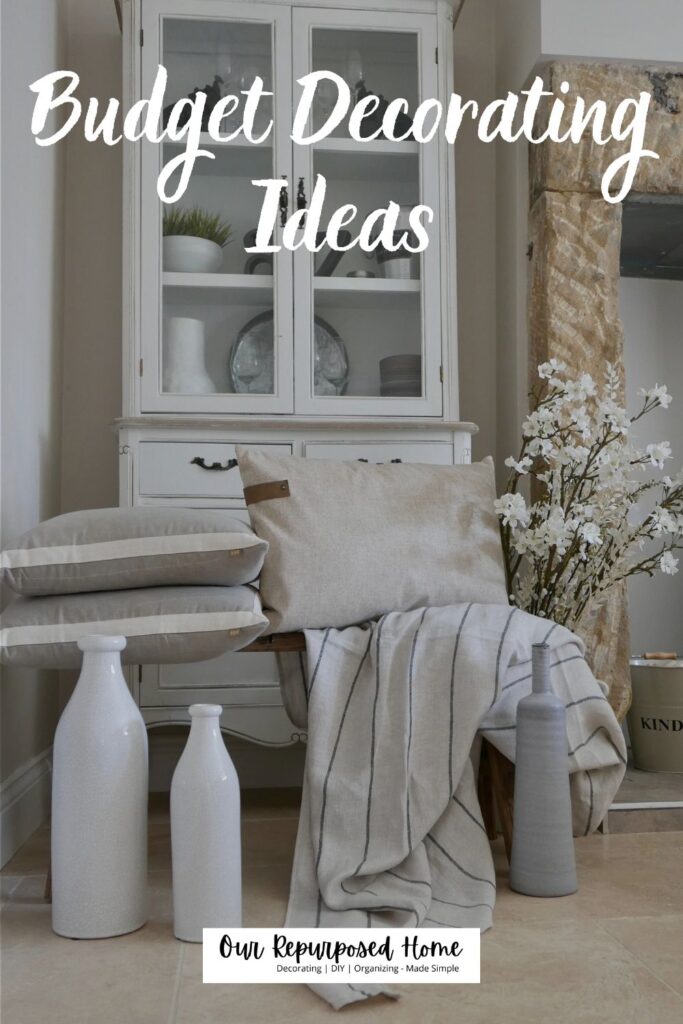 room with design elements on the floor ready to decorate with