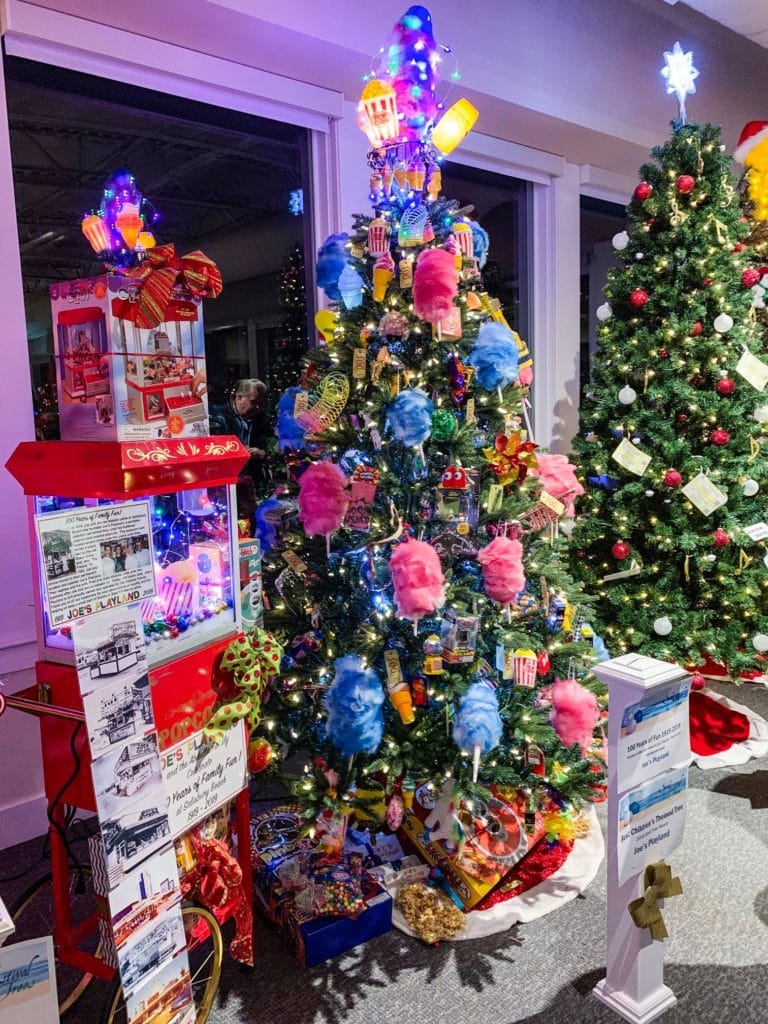 cotton candy christmas tree