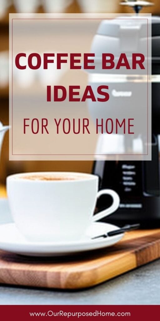 coffee bar pinterest pin