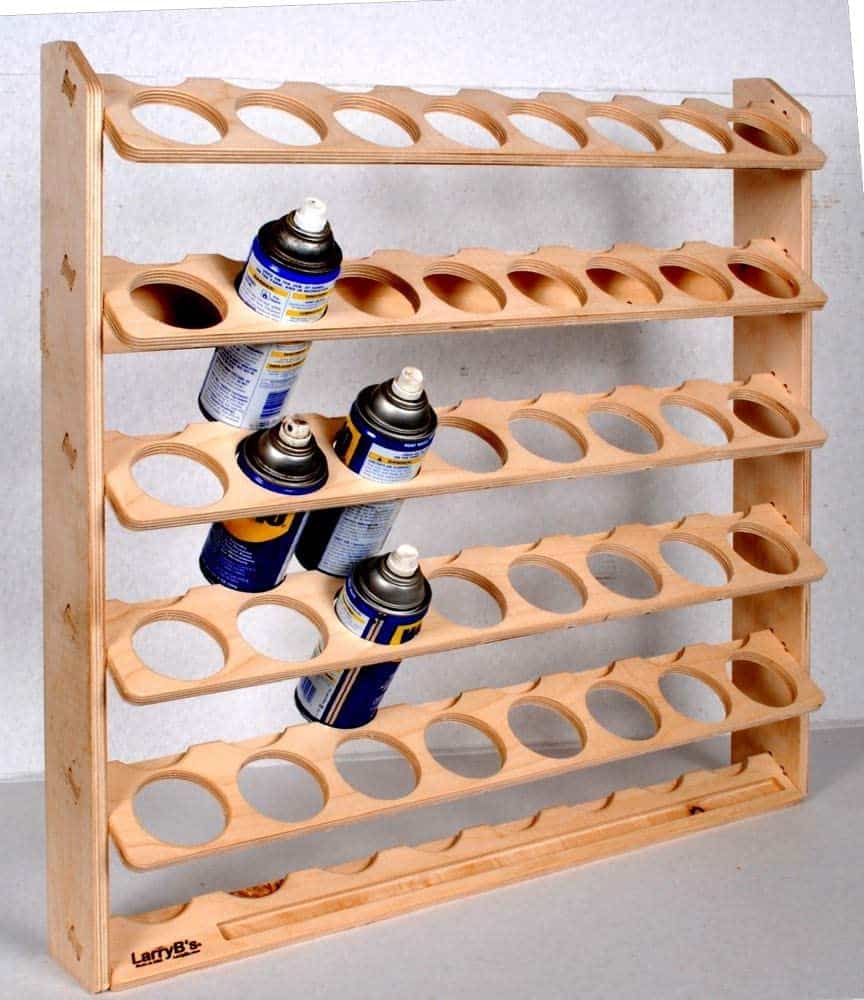 spray paint wall organizer