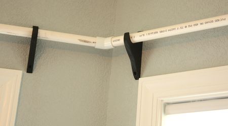 DIY WAYS for HANGING CURTAINS WITHOUT RODS pvc pipe rods