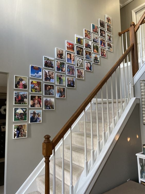 arranging Mixtiles along a stairway