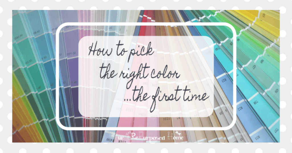 how to choose the right paint color the first time