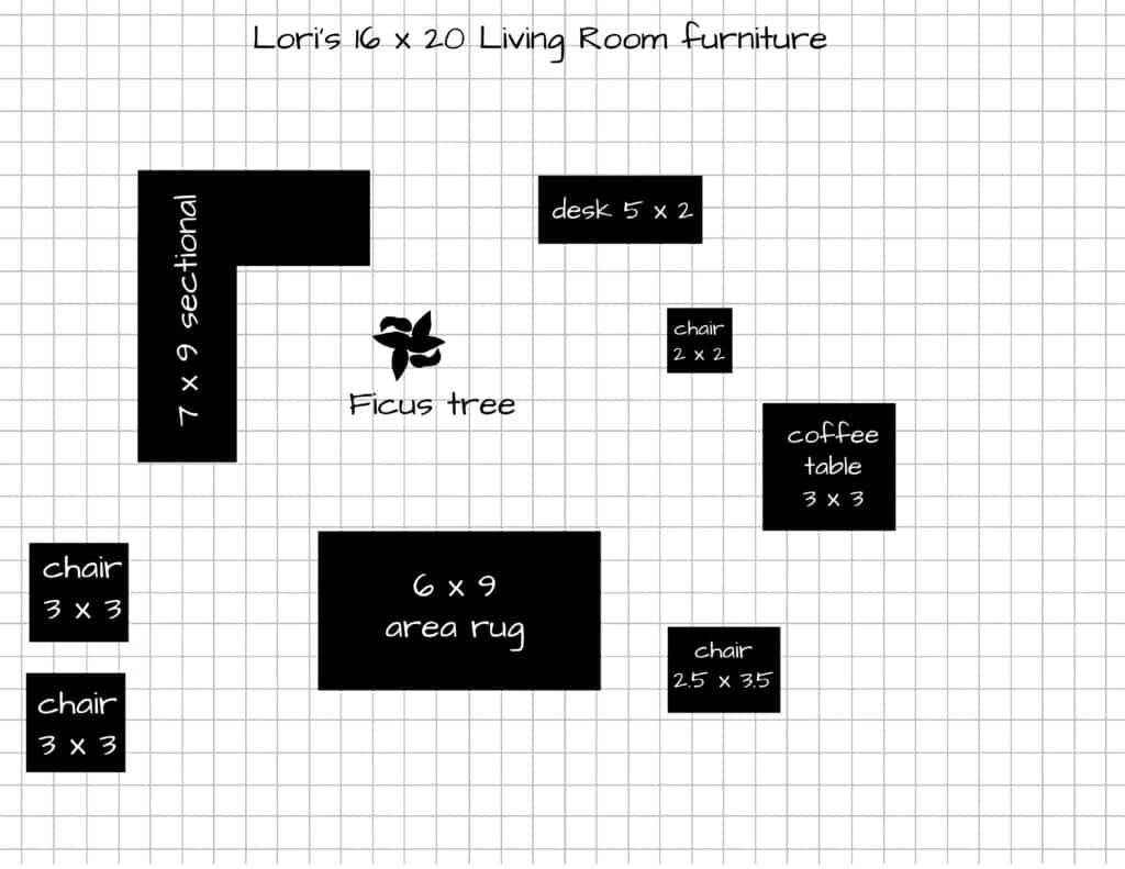 furniture templates for a floor plan