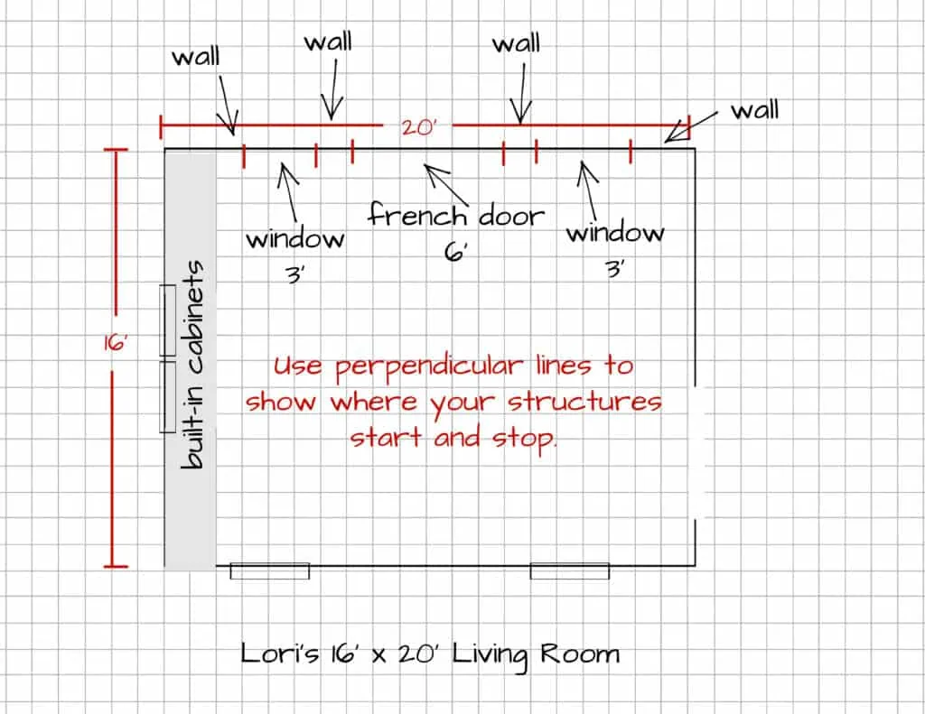 how to draw doors and windows in your floor plan
