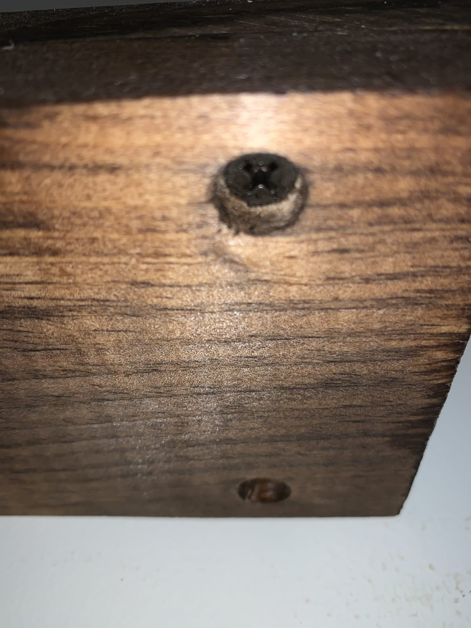 countersinking your holes