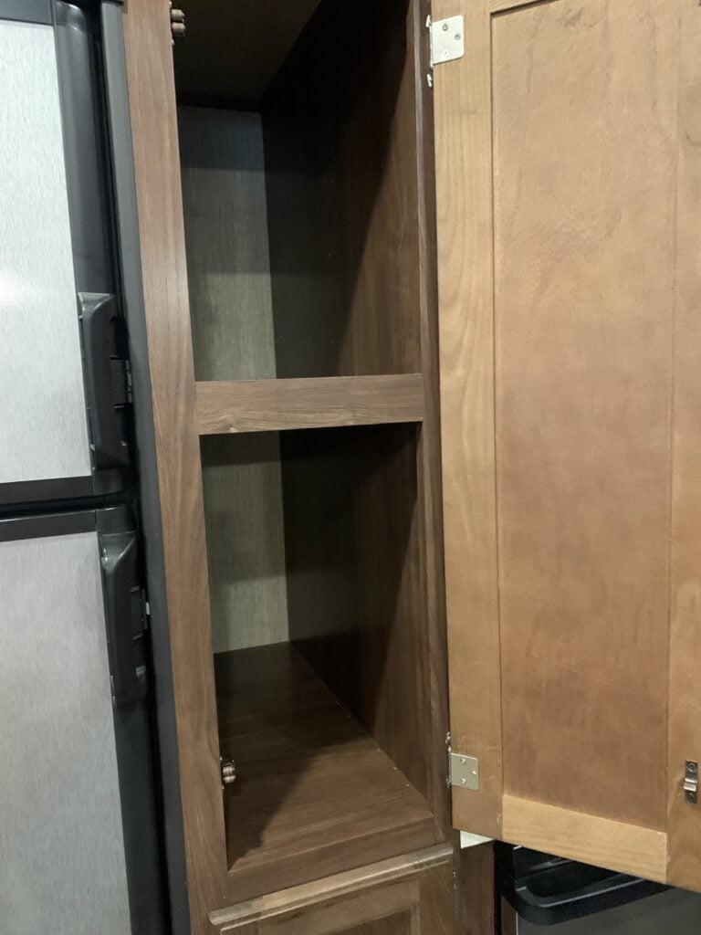 how to build a custom pantry for your RV