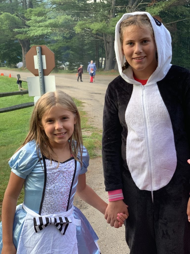 halloween camping costume parade