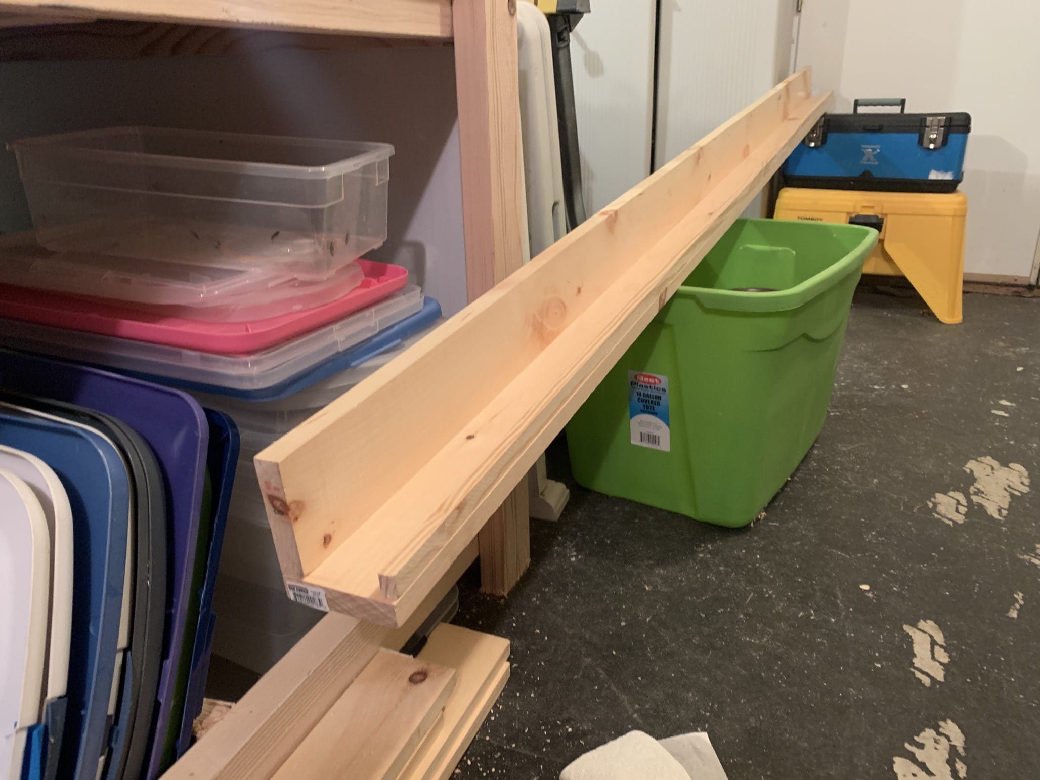 assembled boards for the shelf