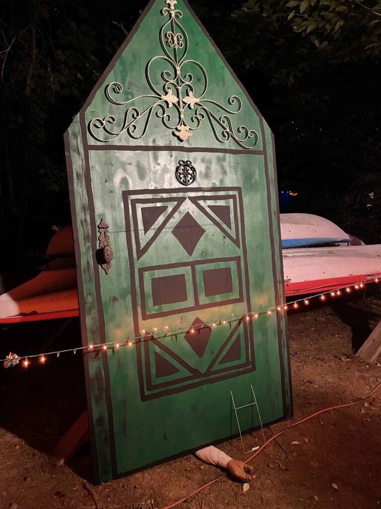 DIy Haunted mansion door