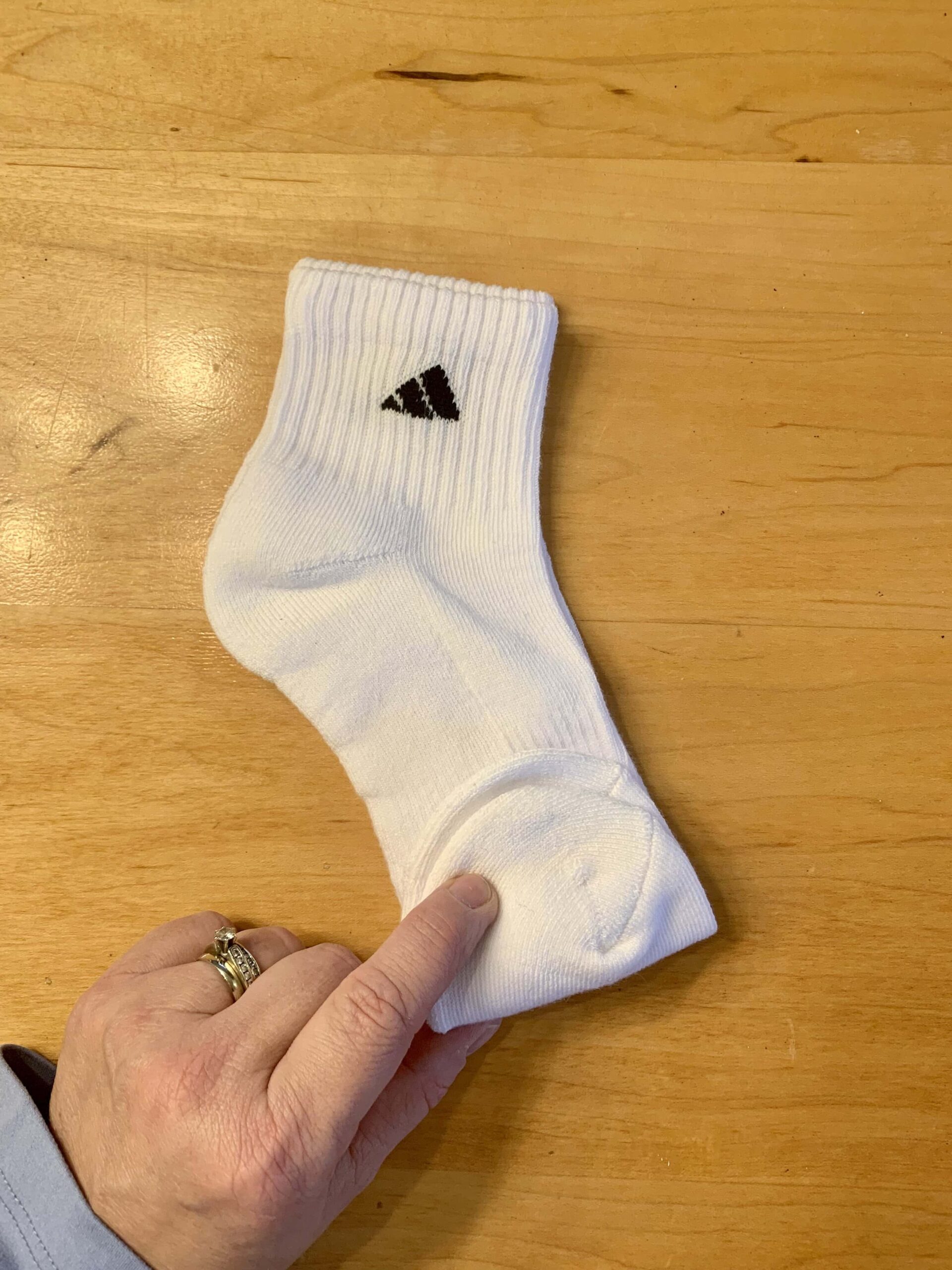 How to fold socks the KonMari method. 
