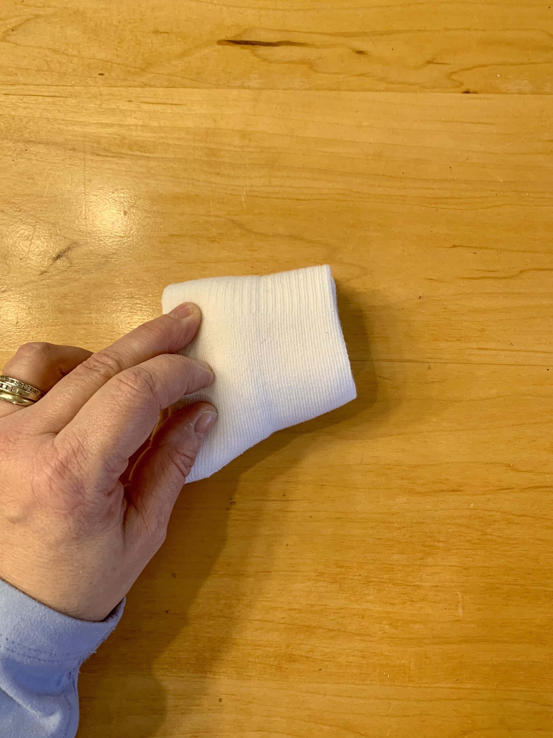 How to fold socks the KonMari method. 