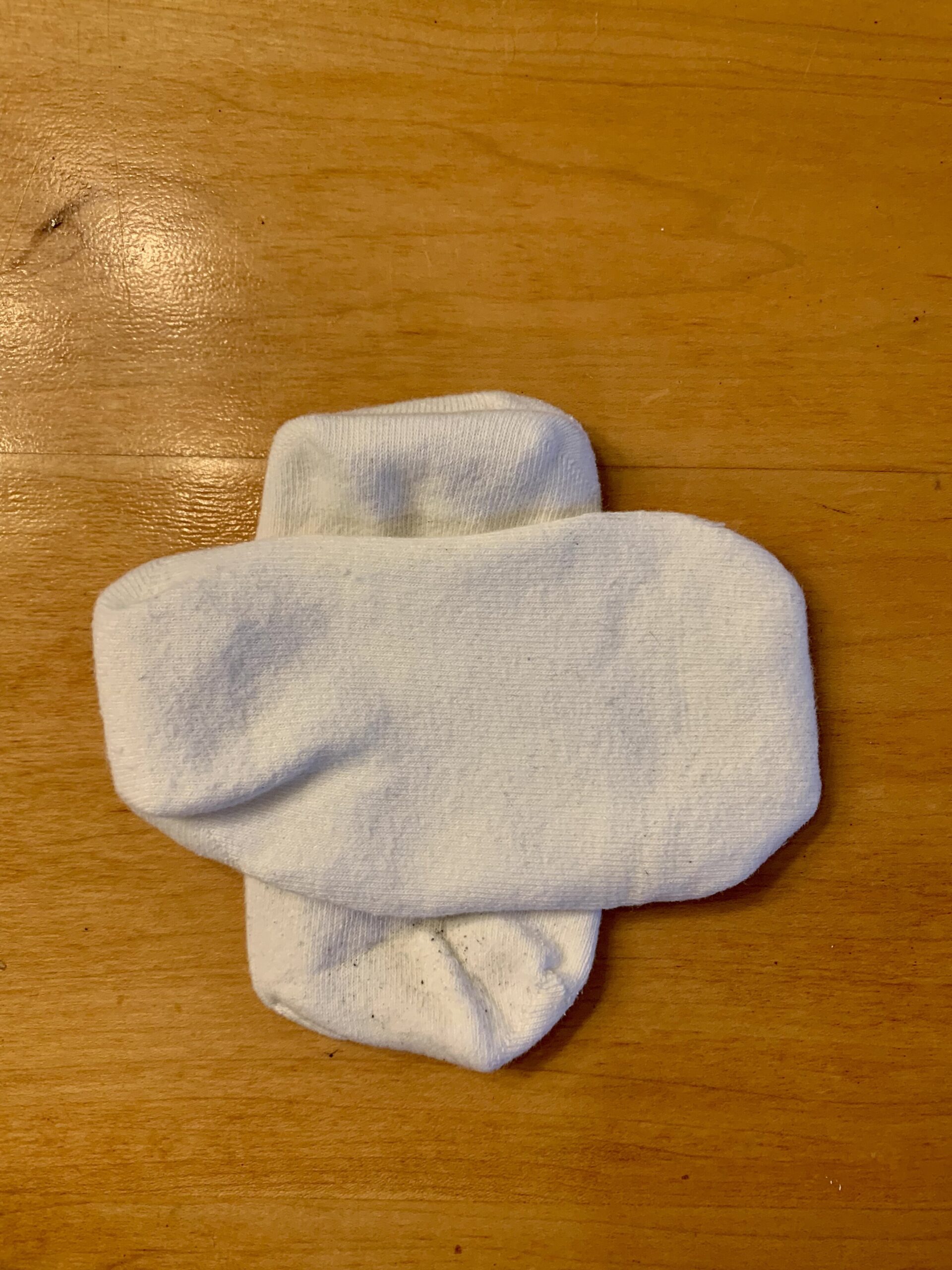 How to fold no show socks fold method