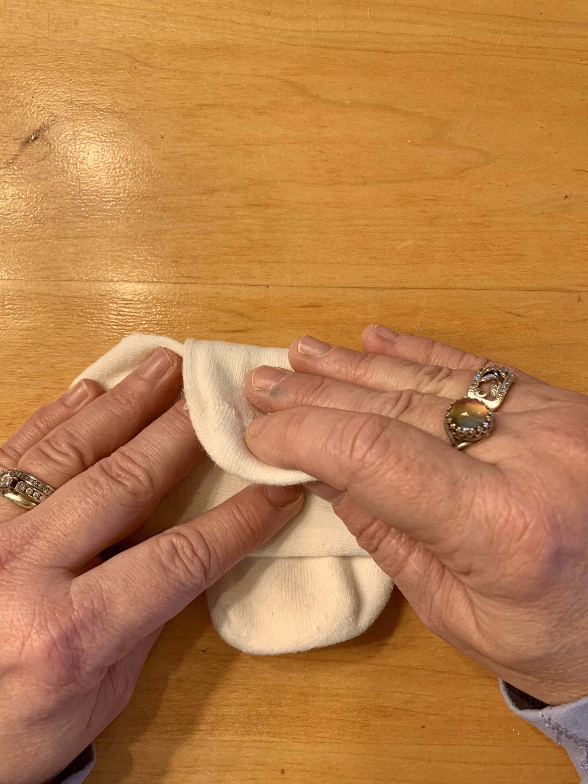 How to fold no show socks fold method