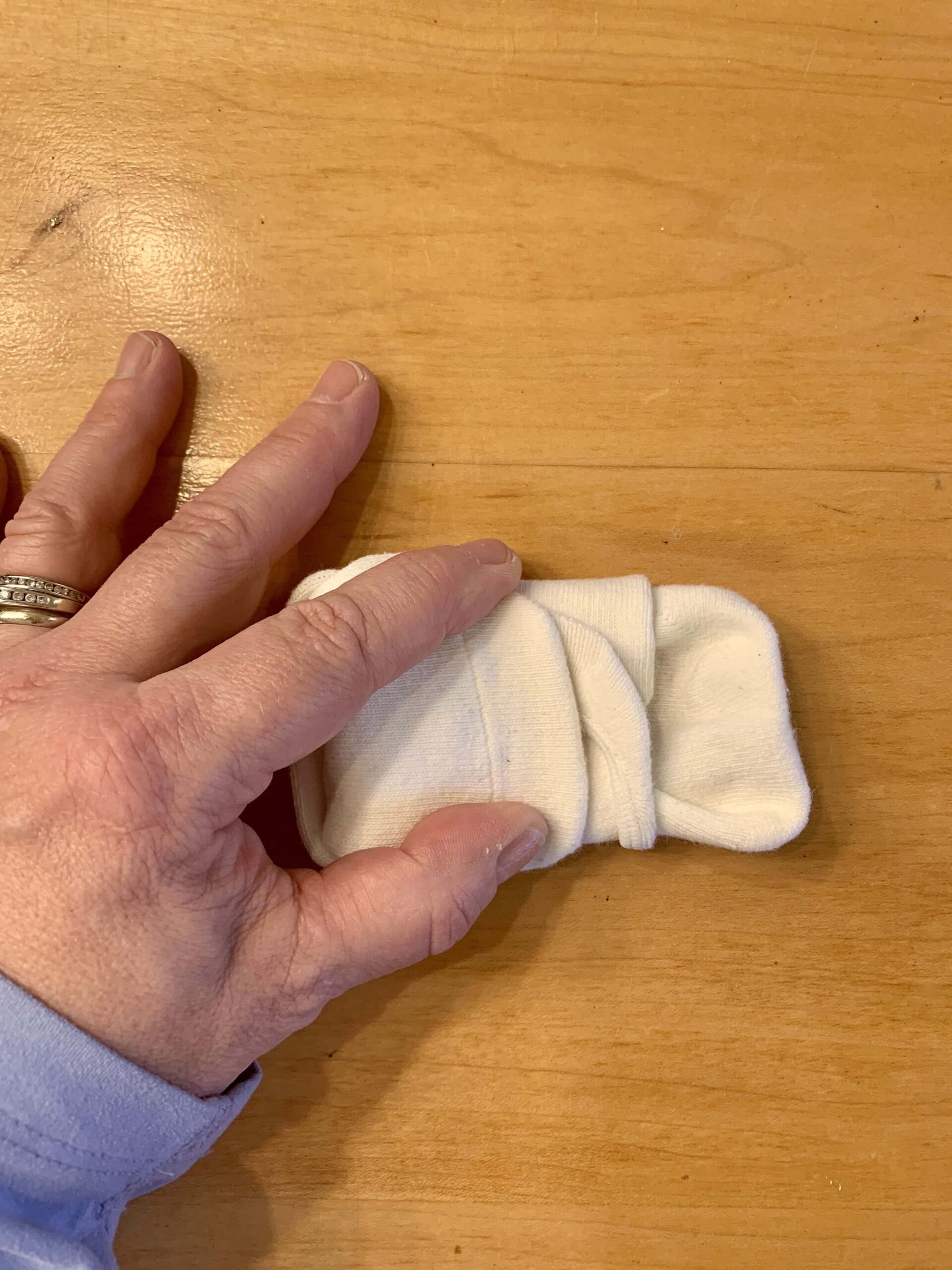 How to fold no show socks fold method