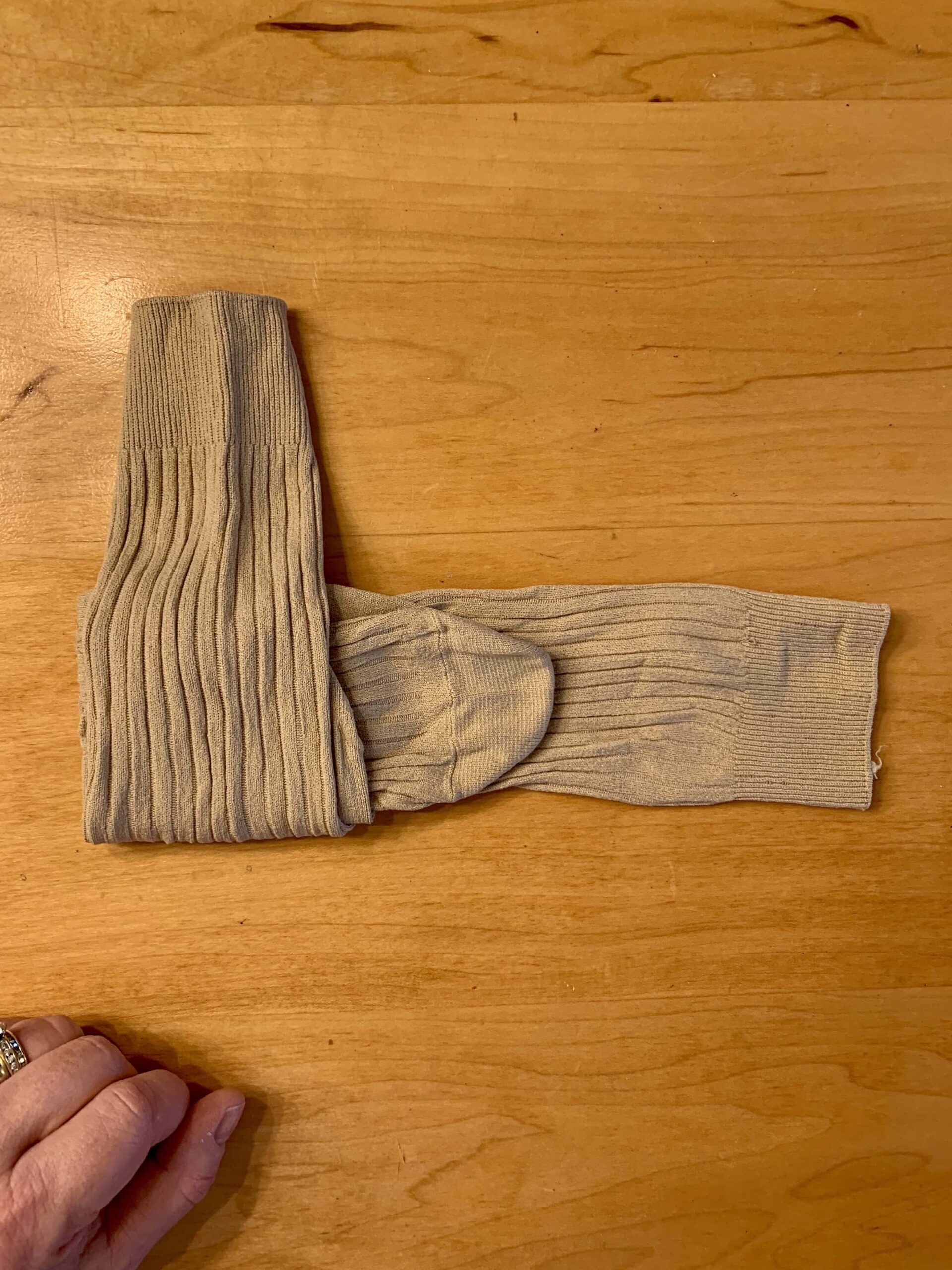 How to fold dress socks