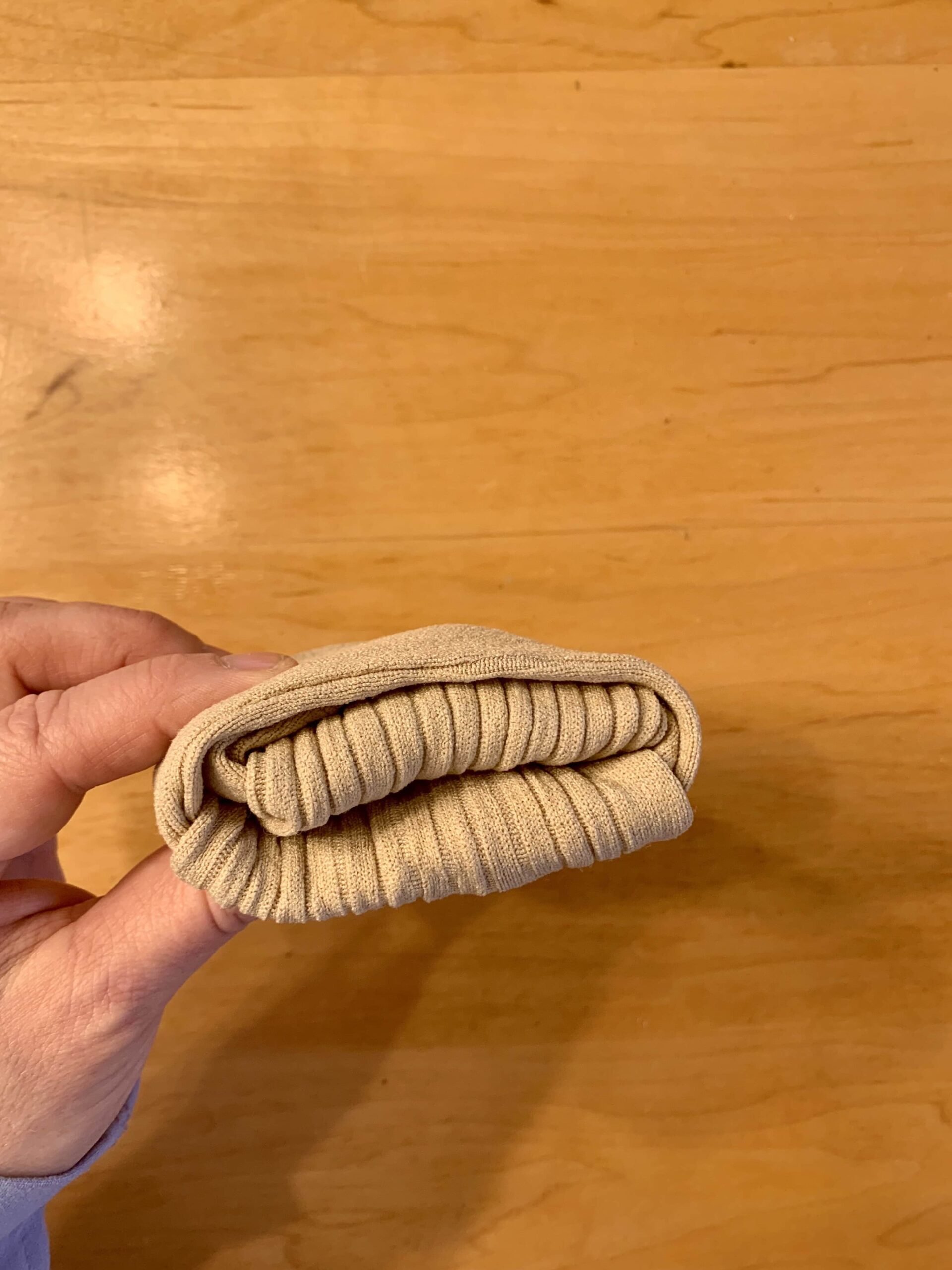 How to fold dress socks
