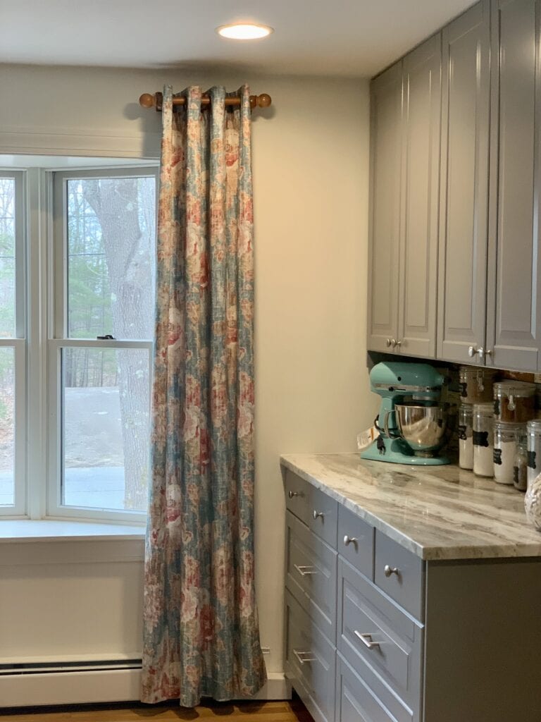 window treatment on a short rod for DIY WAYS for HANGING CURTAINS WITHOUT RODS