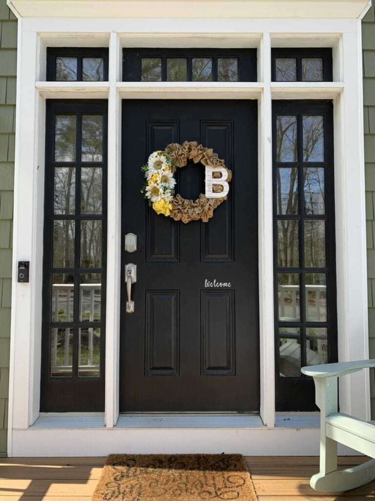 split level home front door upgrade